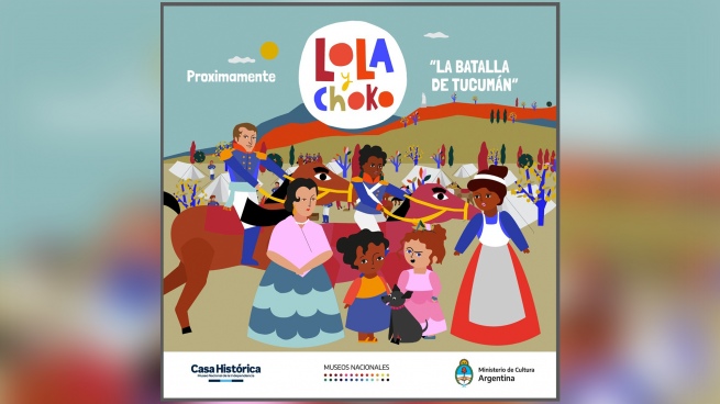 They premiered an animated series in Tucumán that narrates the Independence adapted for children