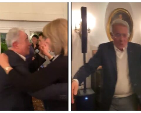 To the rhythm of Iván Villazón, Uribe and Pastrana had a tremendous party