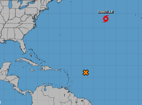 Danielle tormenta tropical huracanes