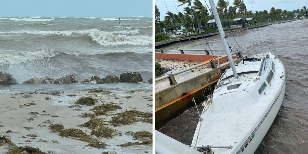 Balseros cubanos, Huracán Ian