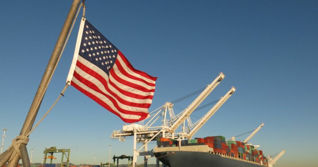 US trade deficit continues to shrink