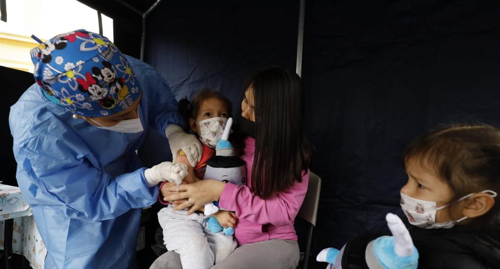 Vaccination organized to exceed 42% of immunized children in Junín