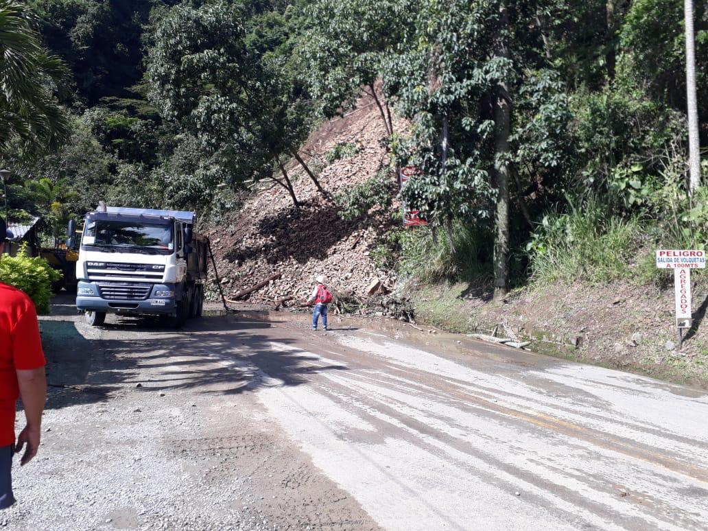 Via Medellín-Bogotá: New landslide occurs