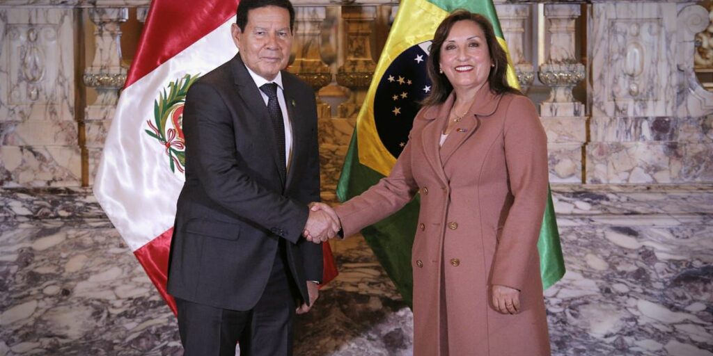 Vice President of Brazil Meets with Acting President of Peru