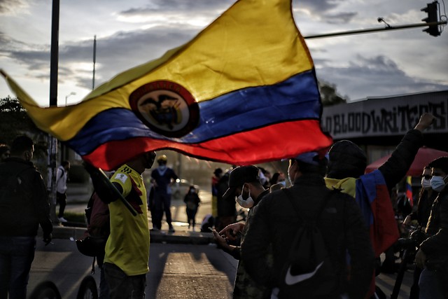 Where will there be concentrations in Bogotá for marches this September 26