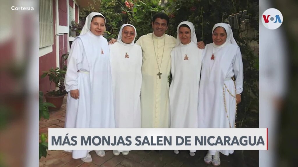 nuns of the "Congregation of Religious of the Cross" of Mexico leave Nicaragua