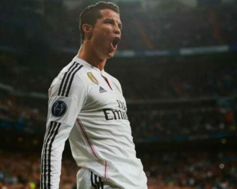 A delicate moment of CR7