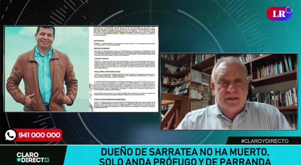 AAR on the Sarratea case: Pedro Castillo and his entourage are thieves