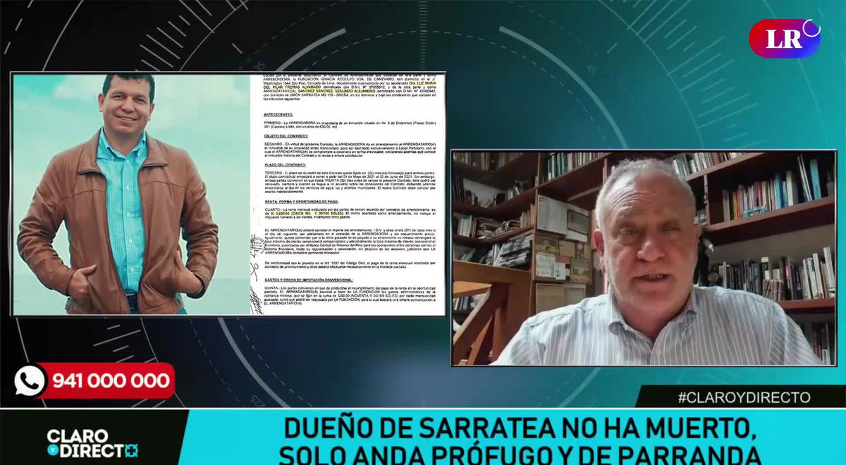 AAR on the Sarratea case: Pedro Castillo and his entourage are thieves