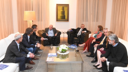 Alberto Fernández received economists and representatives of ECLAC