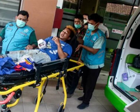 Anguish and tears for relatives and survivors of the stampede in Indonesia