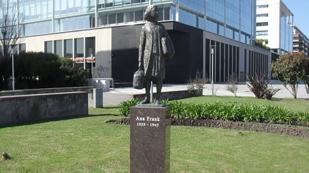 Anne Frank statue to be reopened after it was vandalized in March