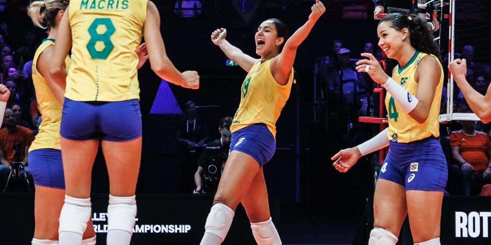 Brazil beats Holland and forwards spot to the quarterfinals of the Volleyball World Cup