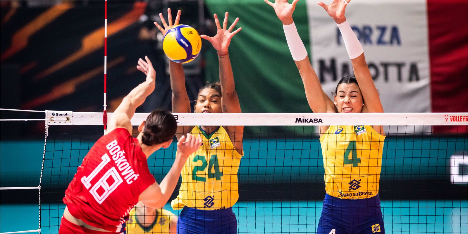 Brazil falls to Serbia and takes the runner-up in the Women's Volleyball World Cup