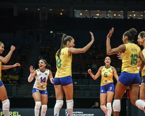 Brazil goes to the quarterfinals after defeating Belgium in the Volleyball World Cup