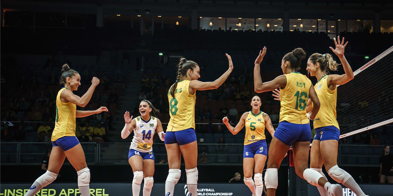 Brazil goes to the quarterfinals after defeating Belgium in the Volleyball World Cup