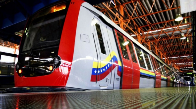 Caracas Metro enables a temporary single track to solve a breakdown in one of the trains