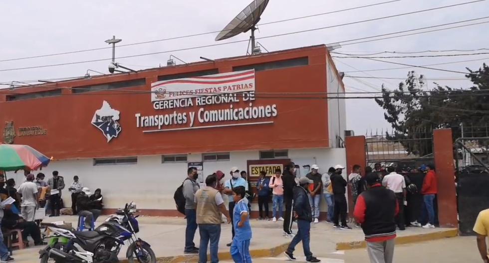 Chiclayo: Power cut affects transportation licensing process (VIDEO)