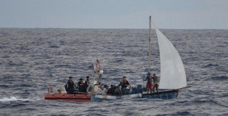 migrantes, cubanos, guardia costera