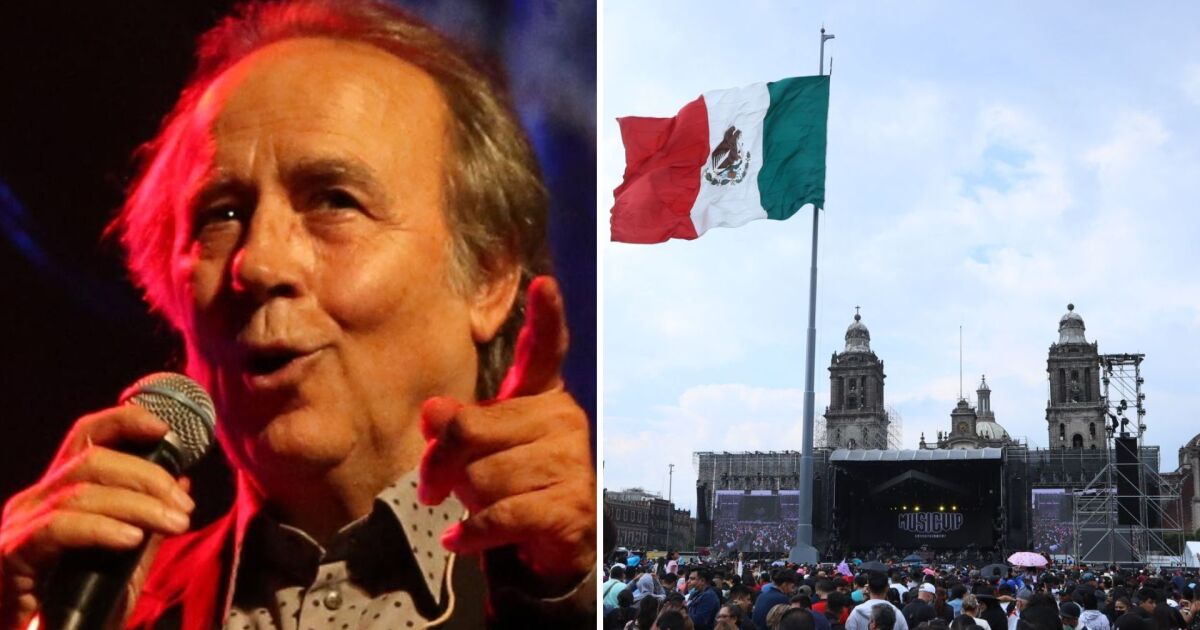 Concert by Joan Manuel Serrat in the CDMX Zócalo: Schedule and where to see