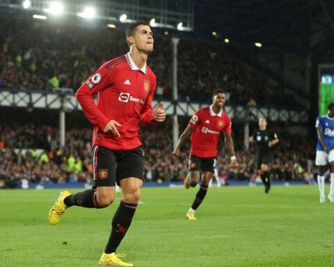 Cristiano Ronaldo scored his 700th club goal to give Manchester United victory