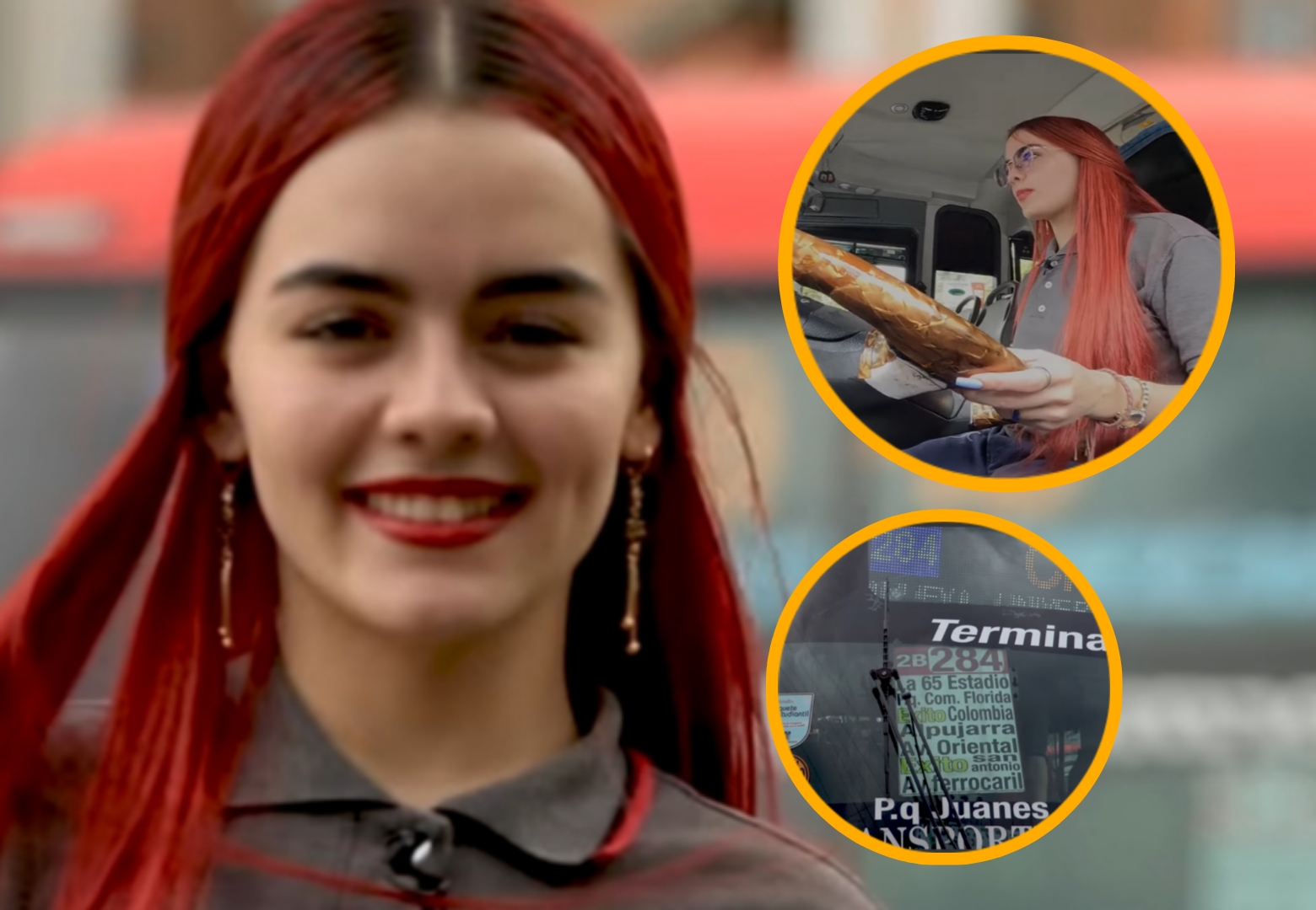 Daniela, the youngest public transport driver: at 19, she conquers the streets of Medellín