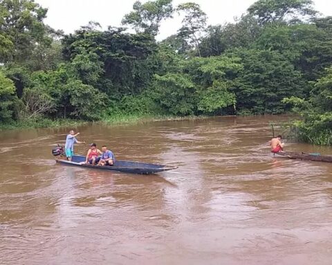 Disappeared young man before the flood of the Piscurí river in Táchira