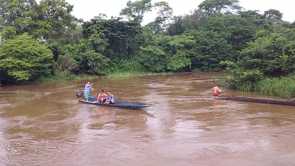 Disappeared young man before the flood of the Piscurí river in Táchira