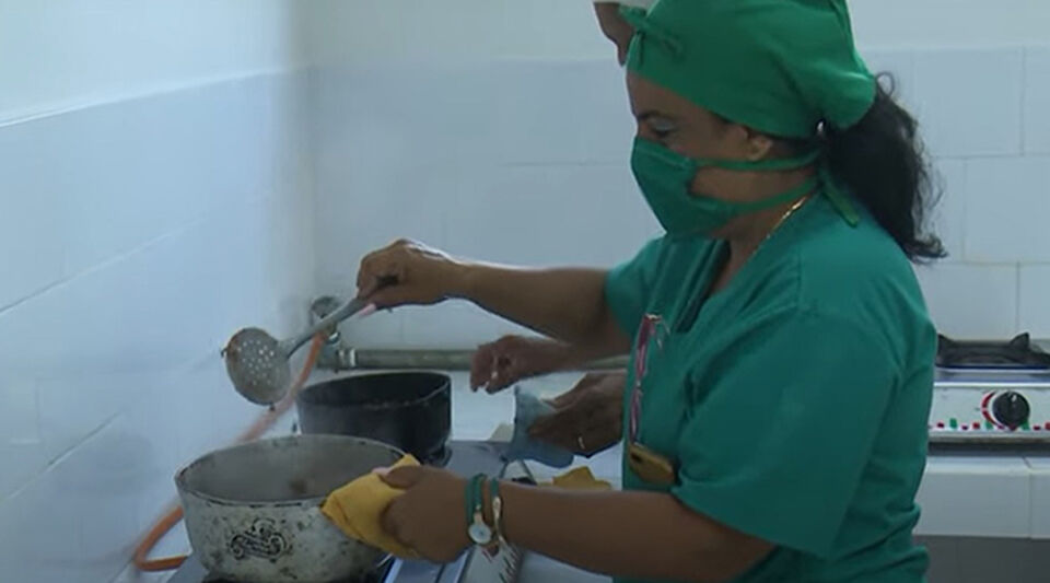 Due to lack of raw material in Camagüey, bread is made with cassava and whey