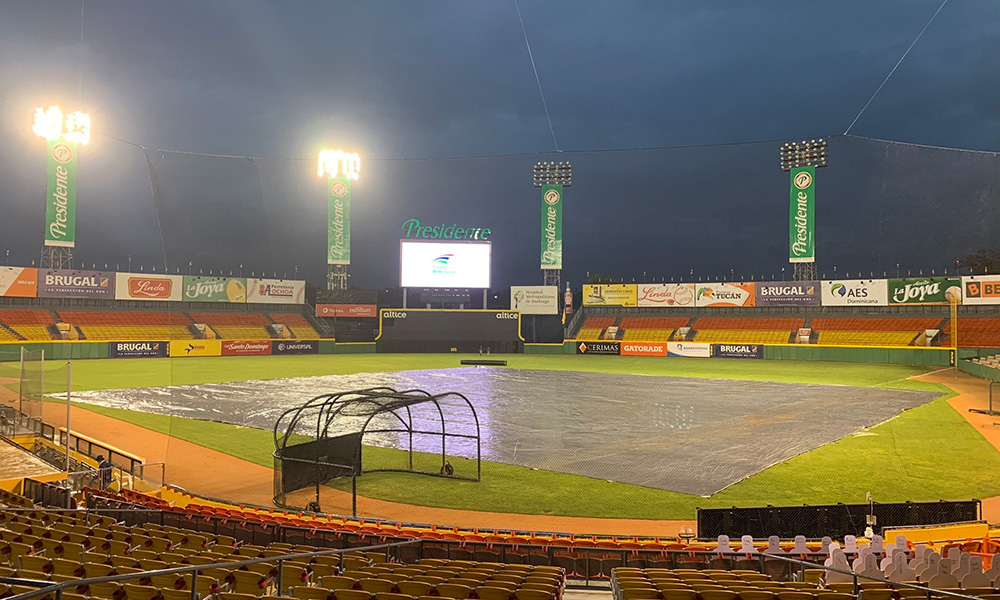 Due to rain, the Licey vs Toros match in La Romana is postponed