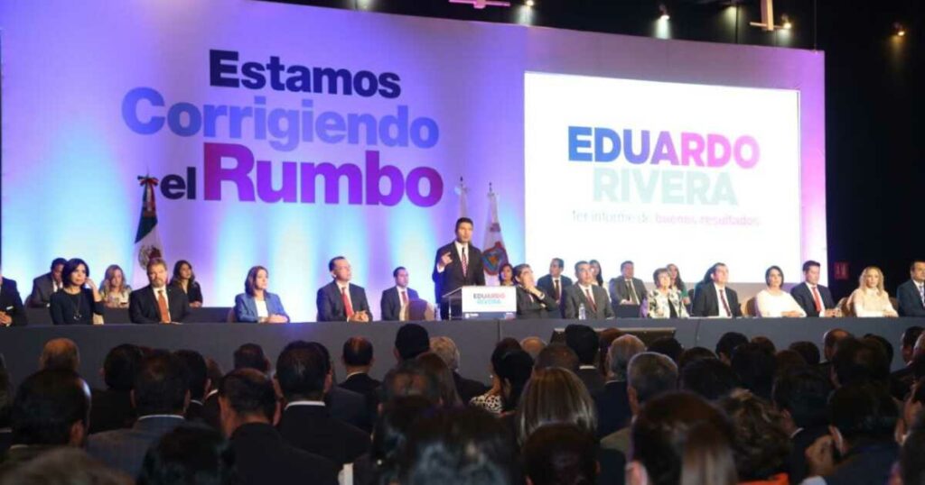 Eduardo Rivera, mayor of Puebla, promises to invest 385 million pesos in security and works