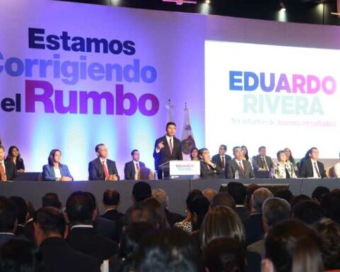 Eduardo Rivera, mayor of Puebla, promises to invest 385 million pesos in security and works