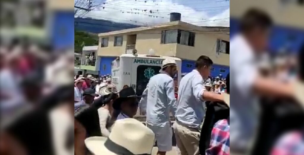 Elderly adult died from an accident in a float parade in Santander