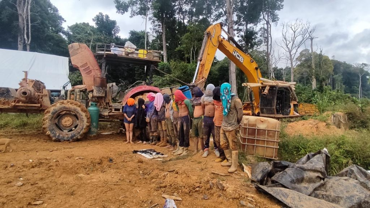 FANB captures 11 subjects in Bolívar for practicing illegal mining