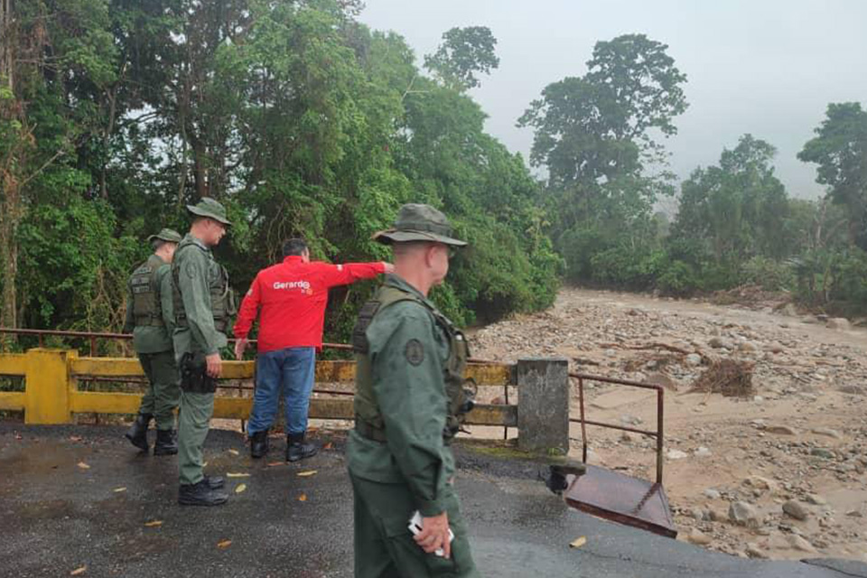 Falcón, Yaracuy and Táchira after tropical wave 41: Flooded houses and isolated areas