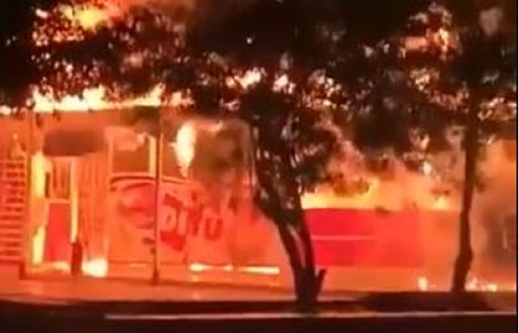 Cuba, incendio, protesta, Guantánamo