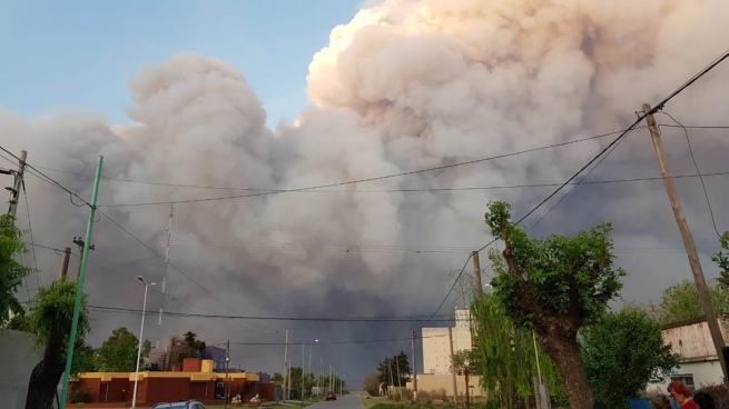 Fires in the Paraná delta: the smoke affects the north and would return to Rosario