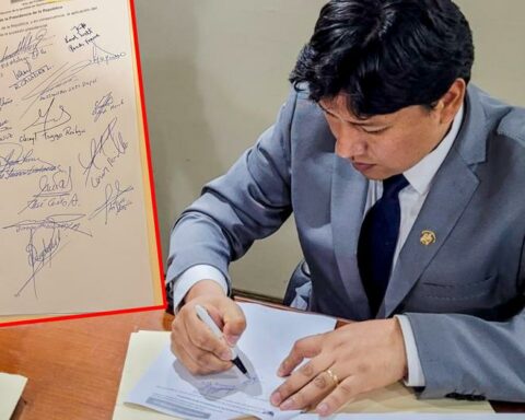 Ilich López wants to get away from Pedro Castillo by signing a vacancy motion