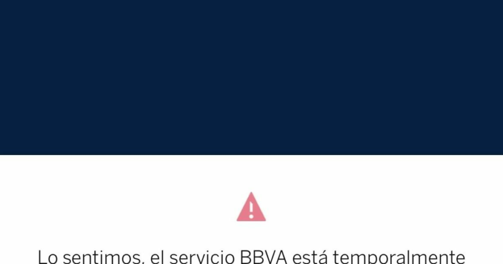 It's a fortnight and the BBVA app is intermittent