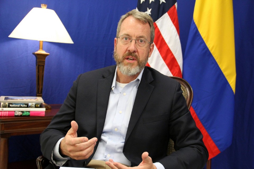 James Story traveled to Colombia to warn Venezuelans not to travel illegally to the US