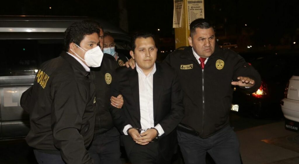 José Luna Morales was arrested after the Judiciary ordered 34 months of preventive detention