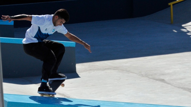 Juan Pablo Mateos and Maira Alfonso qualified for the skateboard finals