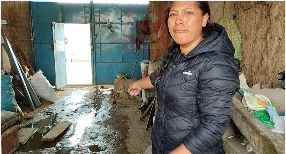 Junín: Houses fill with sewage from floods in Orcotuna