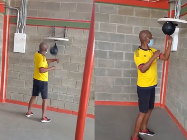 "Kid" Pambelé training at 76, the viral video of the Colombian boxing legend