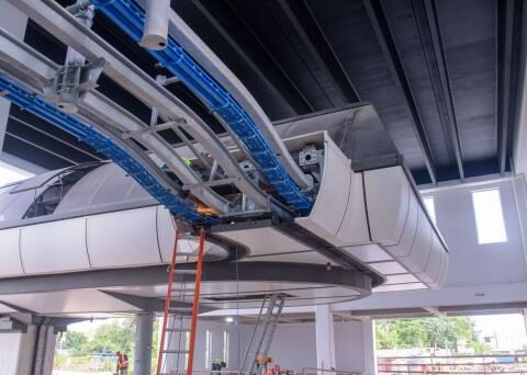 Los Alcarrizos cable car advances