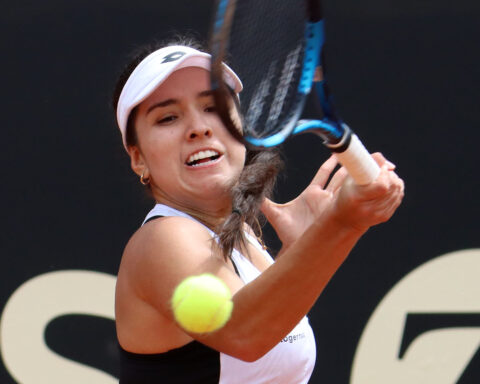 María Camila Osorio, eliminated in the first round of the WTA 250 in San Diego, California