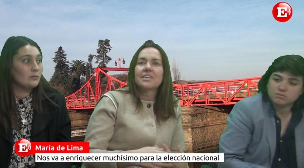 María de Lima, Nataly Ortiz, Anahí Rodríguez and Alejandro Brusco call on young people to vote in the next National Party election.  Look at the video.