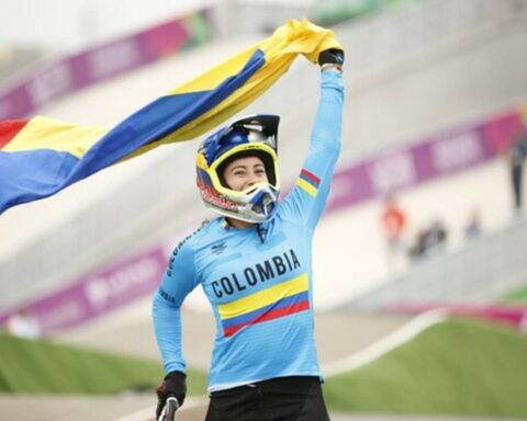 Mariana Pajón won gold in the individual BMX event at the South American Games