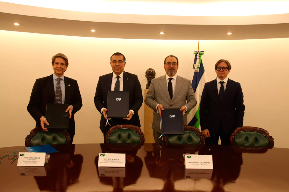 Mercantil and Bancaribe sign the CAF capitalization increase agreement