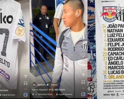 'Miguelito' was taken into account in the 2-0 victory of Santos